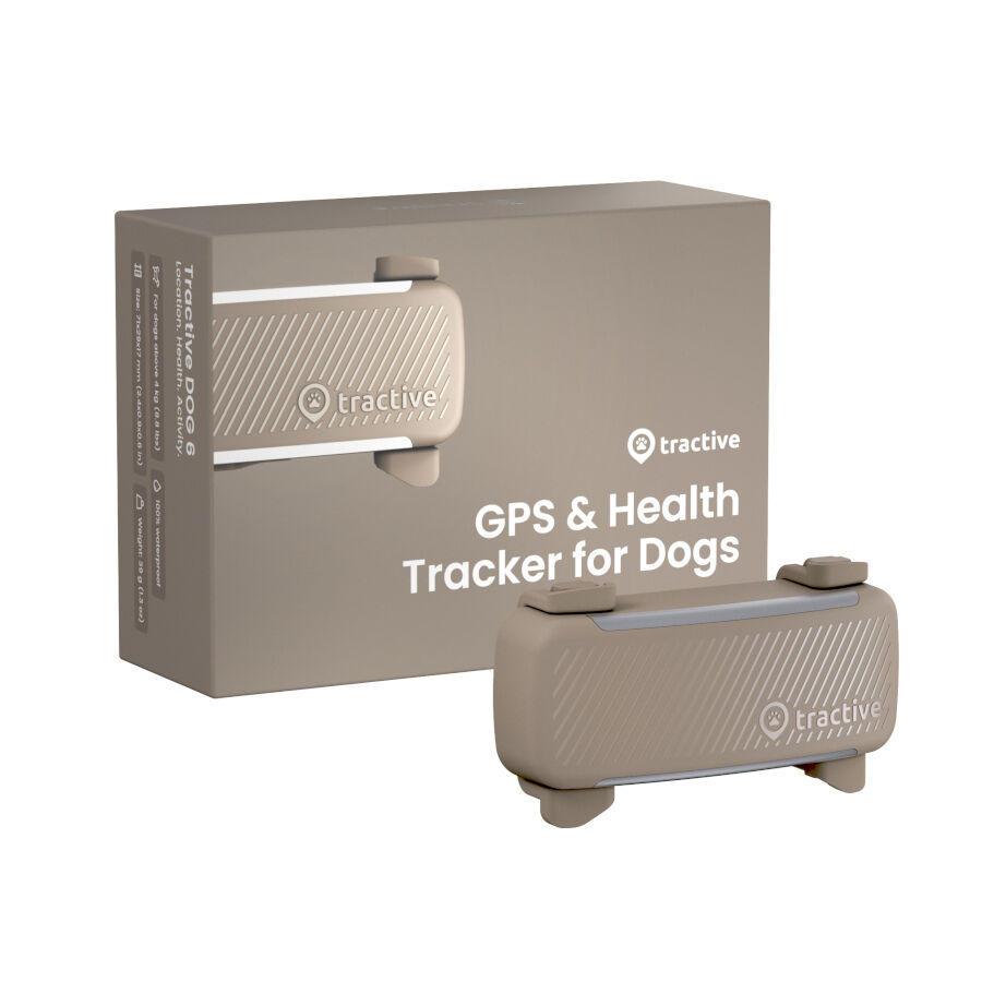 Tractive GPS Dog 6 Marr&oacute;n Rastreador para perros, , large indicador imagen numero 1