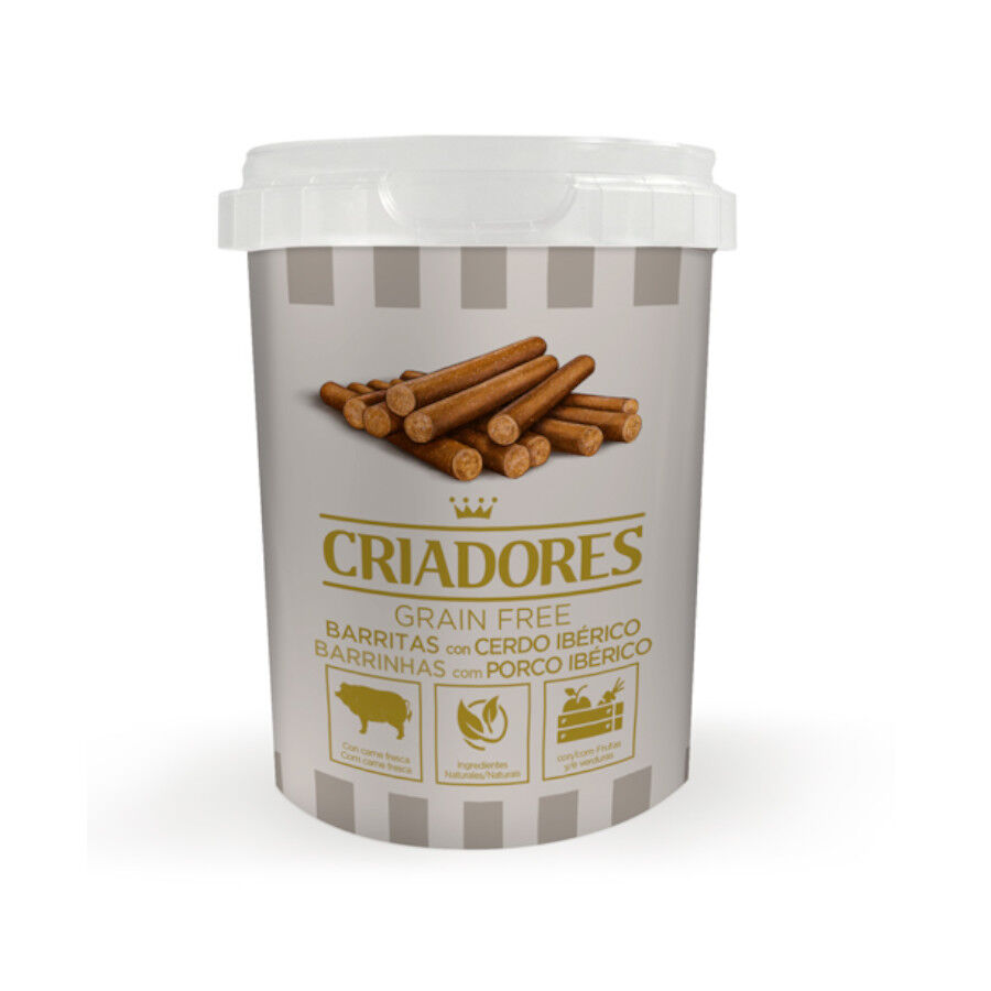 300 g Criadores Barritas Grain Free Cerdo Ib&eacute;rico para perros, , large Imagen numero 1