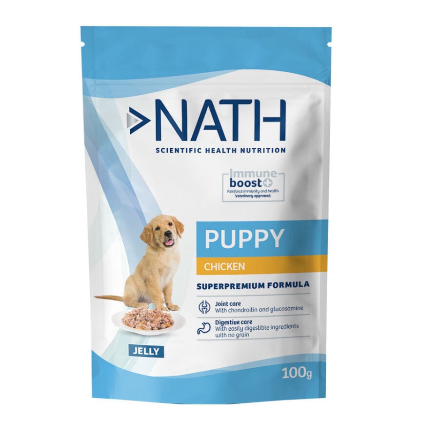 100 g Nath Puppy Pollo en Gelatina sobre para perros, , large Imagen numero 1