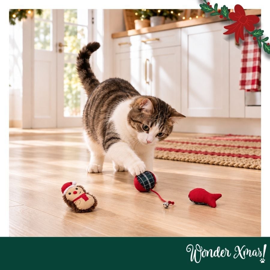 Wonder Christmas Set Erizos Juguete para gatos, , large Imagen numero 2