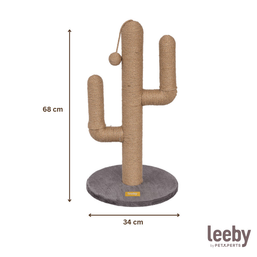 Leeby Carmen Cactus rascador con juguete para gatos, , large Imagen numero 4