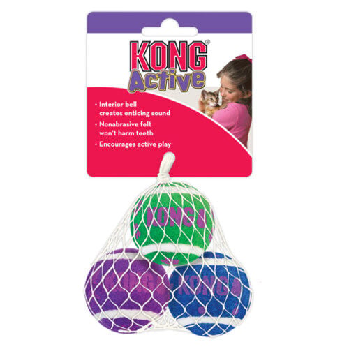 Kong Active pelotas de tenis juguete para gatos Imagen numero 1