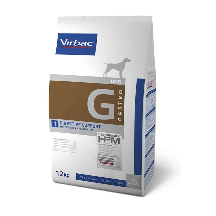 12 kg Virbac Gastro Digestive Support HPM Pienso para perros, , large Imagen numero 1