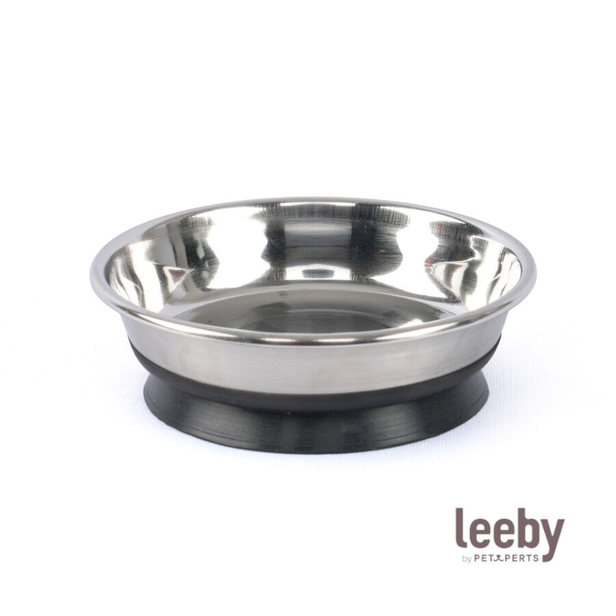 Leeby Comedero de Metal con Ventosa para gatos, , large indicador imagen numero 2