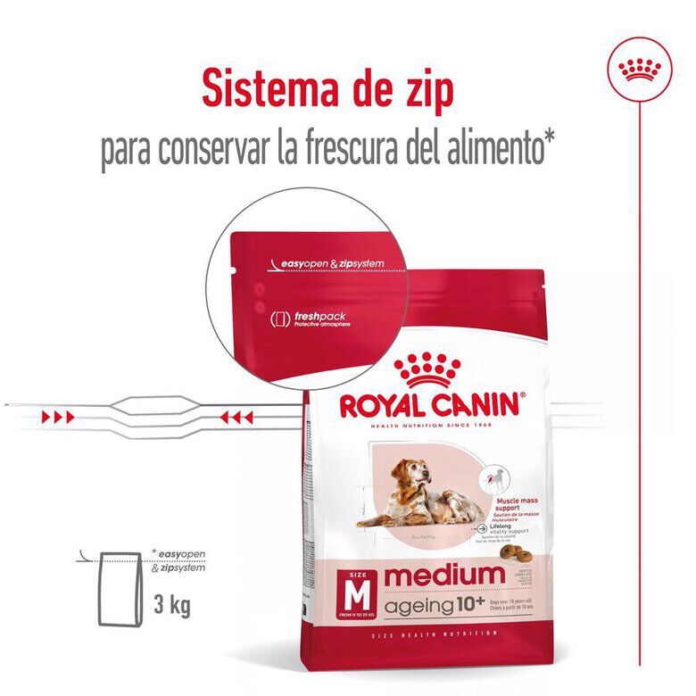 15 kg Royal Canin Medium 10+ Ageing pienso para perros&nbsp;senior, , large indicador imagen numero 13