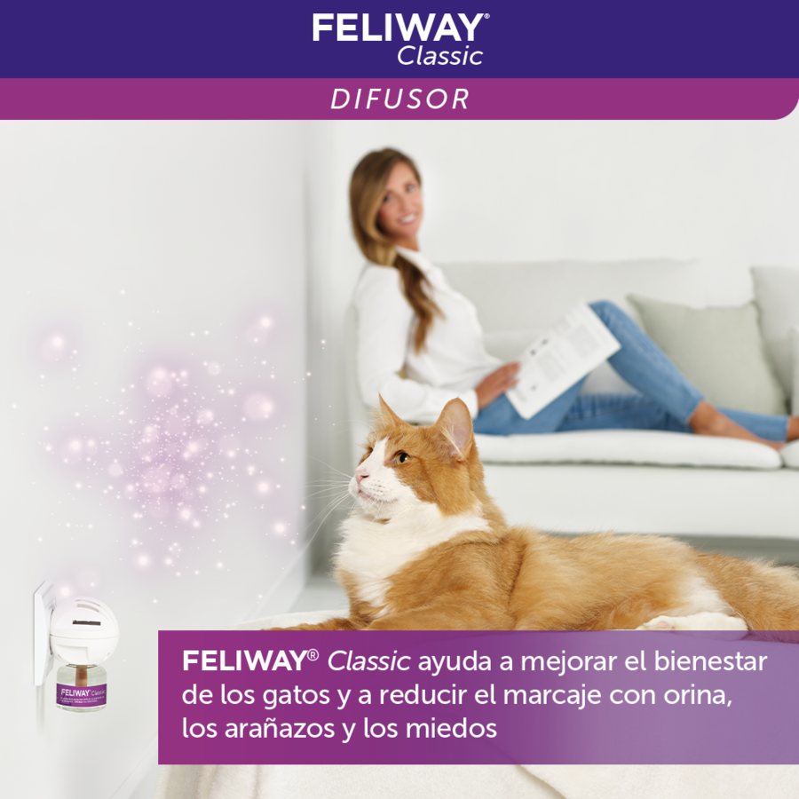 Feliway Classic Difusor y/o Recambio Tranquilizante para gatos, , large indicador imagen numero 5