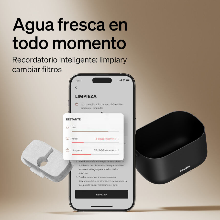 Petlibro Dockstream Fuente inteligente de agua para perros y gatos, , large indicador imagen numero 5