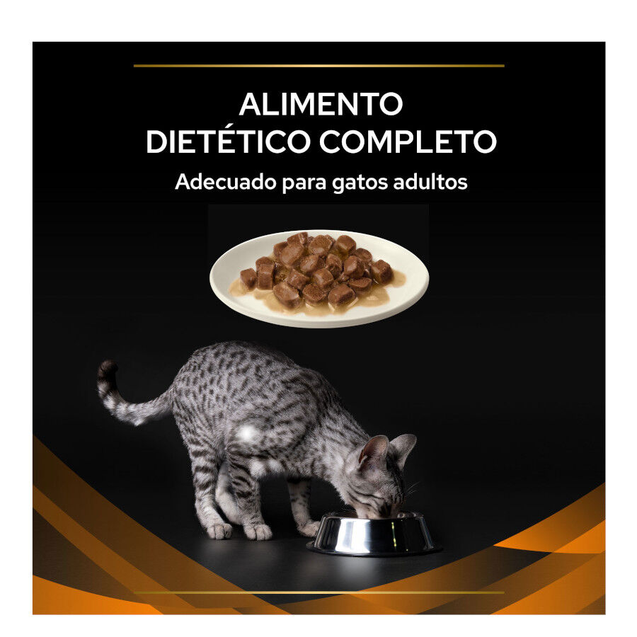 10 uds. x 85 g Pro Plan Veterinary Diets Obesity Pollo sobre para gatos, , large Imagen numero 4