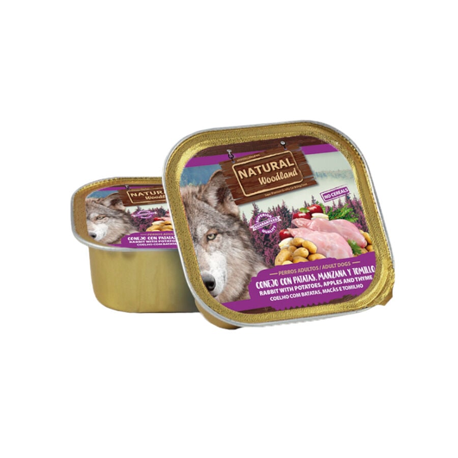 400 g Natural Greatness Conejo con Patatas, Manzana y Tomillo lata para perros, , large indicador imagen numero 1