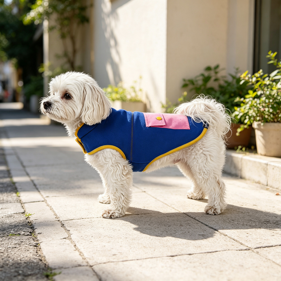 Gotoo Chaqueta Azul con Bolsillo para perros, , large indicador imagen numero 1