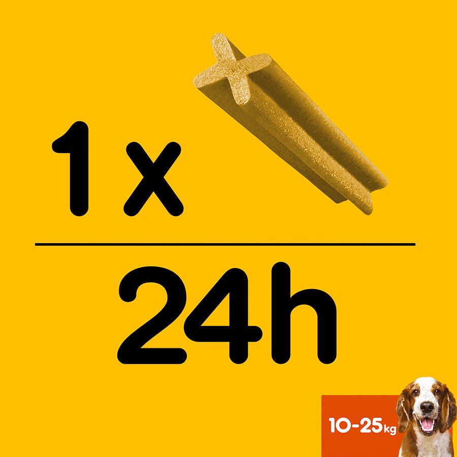 105 barritas Pedigree Dentastix Snacks Dentales para perros medianos, , large Imagen numero 7