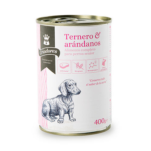 Criadores Senior ternera-ar&aacute;ndanos h&uacute;meda perros Imagen numero 1