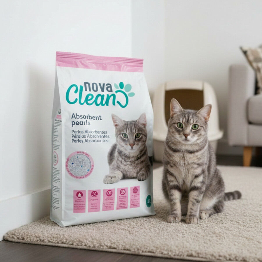 4 L Nova Clean Perlas Absorbentes para gatos, , large indicador imagen numero 2