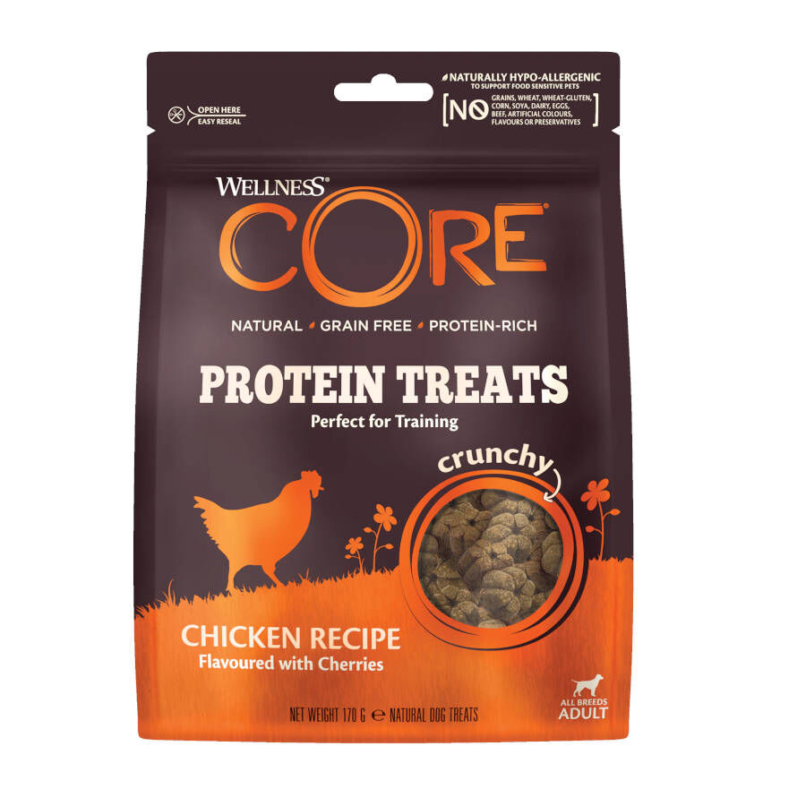 170 g Wellness Core Bocaditos Protein Treats Pollo para perros, , large indicador imagen numero 2
