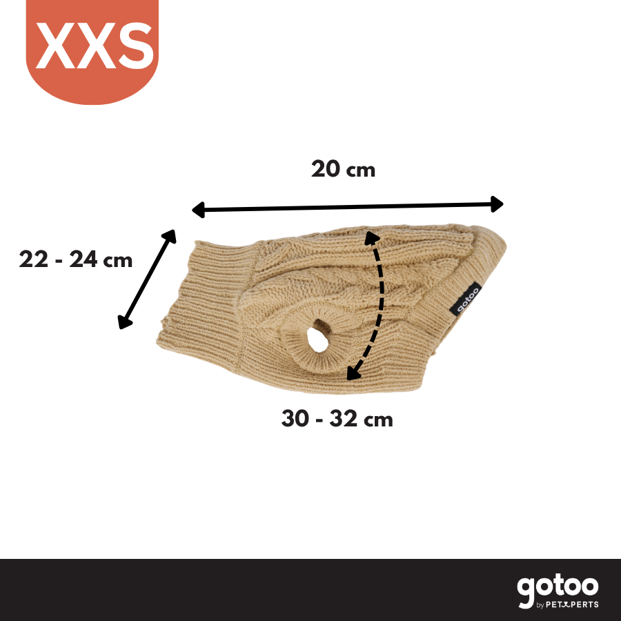 Gotoo Jersey de Punto Marr&oacute;n para perros, , large indicador imagen numero 4