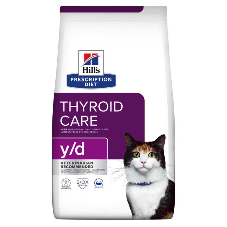 1.5 kg Hill's Prescription Diet Thyroid Care y/d pienso para gatos, , large indicador imagen numero 1