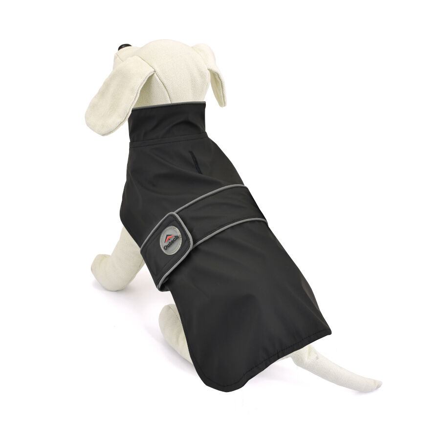 Outech Apolo Chubasquero Negro para perros, , large indicador imagen numero 2