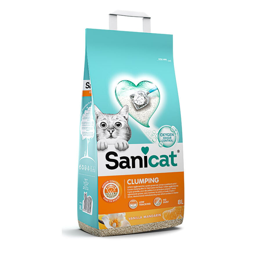 8 L Sanicat Arena Aglomerante Vainilla y Mandarina, , large indicador imagen numero 1