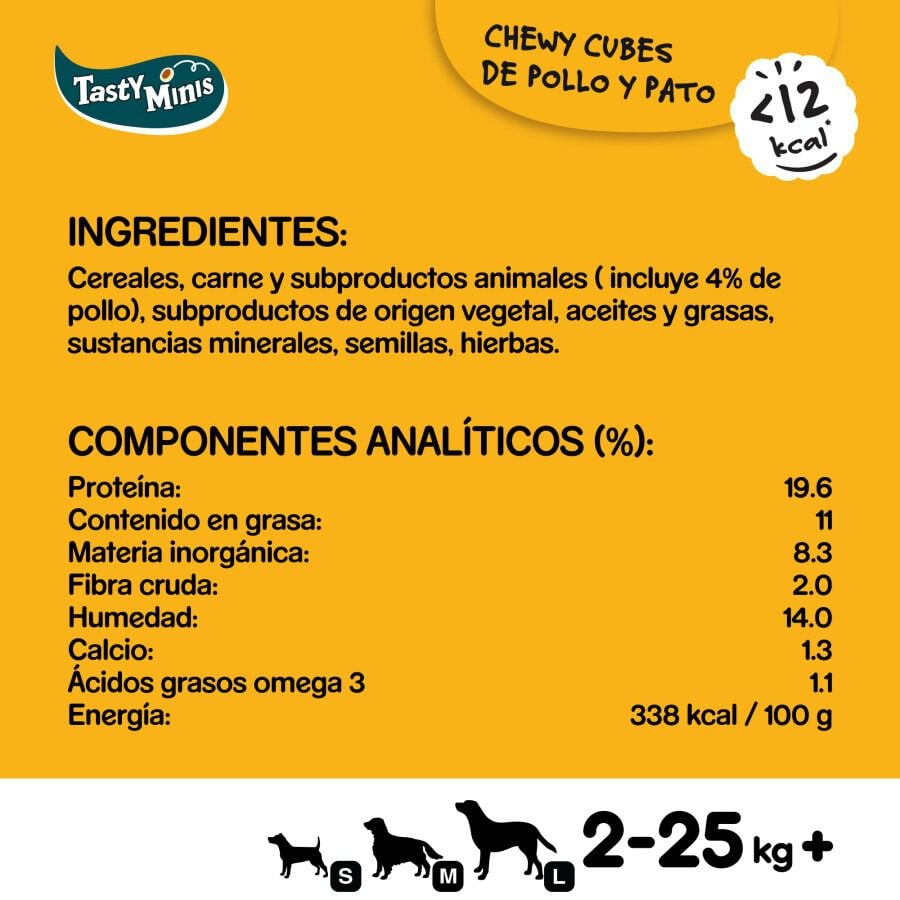 130 g Pedigree Tasty Mini Snacks Sabor Pollo y Pato para Perros, , large Imagen numero 4