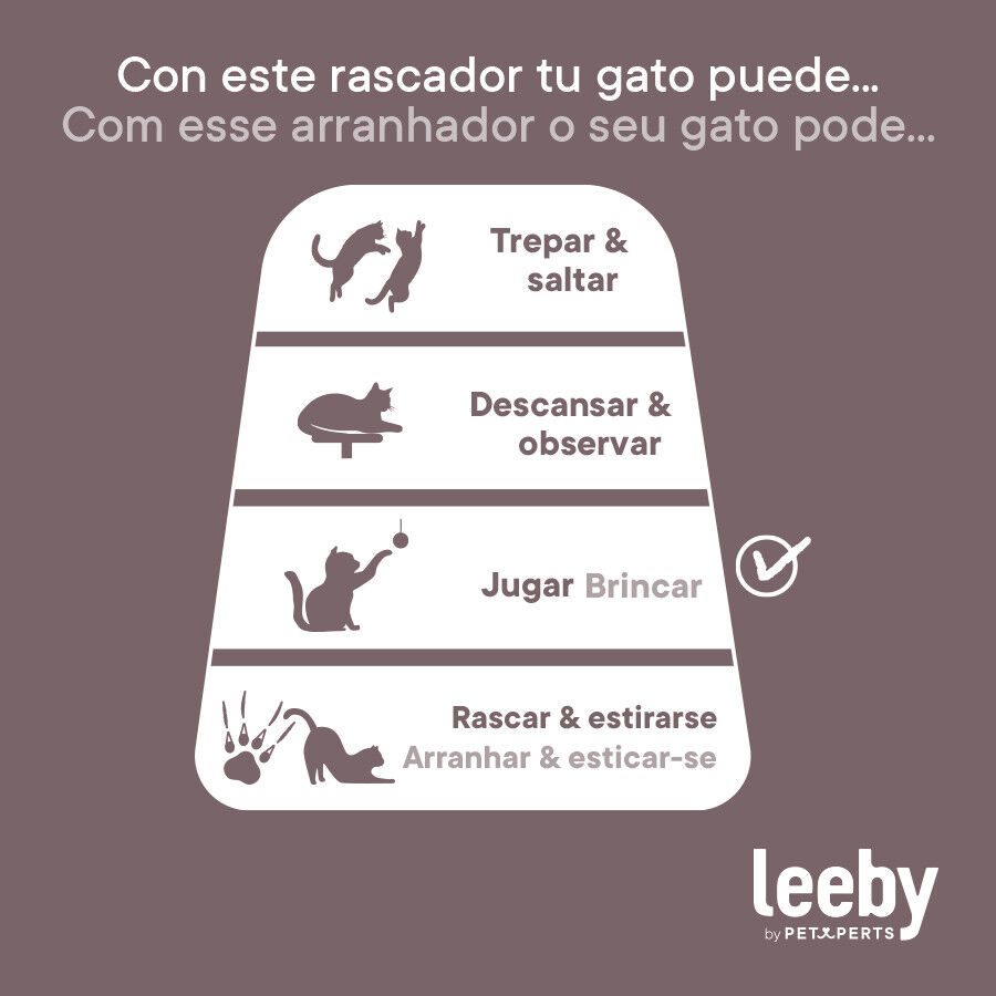 Leeby Babette juguete pom-pom para rascador de gatos, , large indicador imagen numero 5