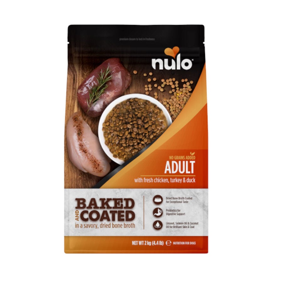 Nulo Baked & Coated Pollo, Pavo y Pato pienso para perros