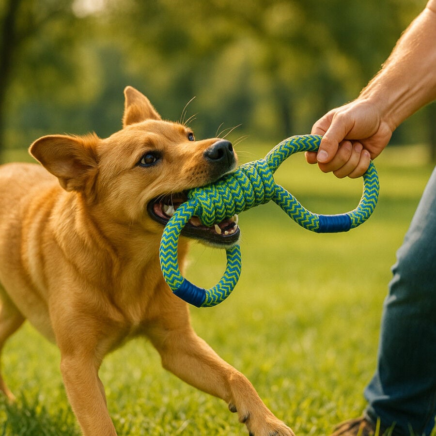 Tootoy! Mordedor de Cuerda Doble para perros, , large Imagen numero 1