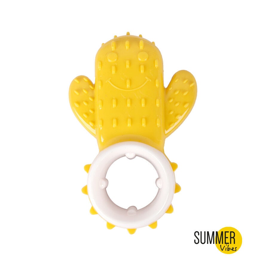 Summer Vibes Mordedor Refrescante cactus amarillo para cachorros, , large indicador imagen numero 2