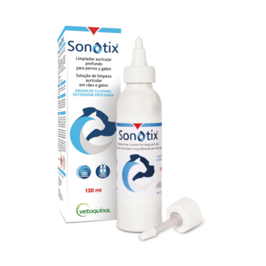 Vetoquinol Sonotix Limpiador de o&iacute;dos para perros y gatos, , large Imagen numero 1
