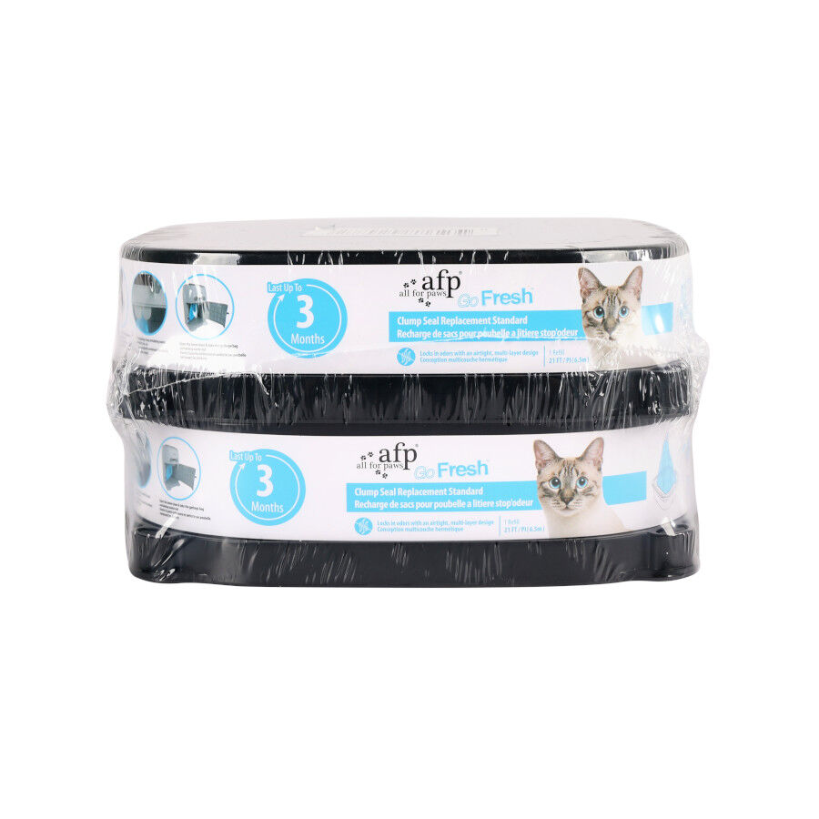 All For Paws Go Fresh Repuesto Bolsas Negras para gatos, , large Imagen numero 3