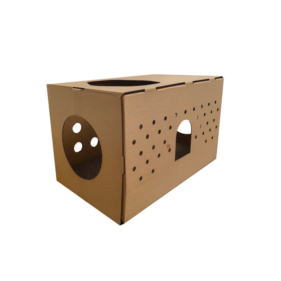 Catshion Alicia Caja Rascador de Cart&oacute;n para gatos, , large indicador imagen numero 2