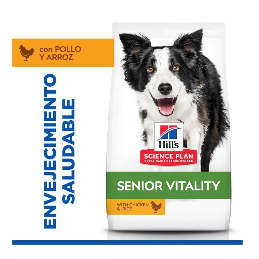 14 kg Hill's Science Plan Youthful Vitality Medium Adult Pollo&nbsp;pienso para perros, , large indicador imagen numero 2