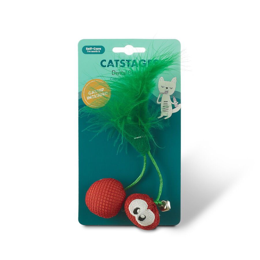 Catstages Dental Cherries Peluche Suave de Cerezas para gatos, , large Imagen numero 7