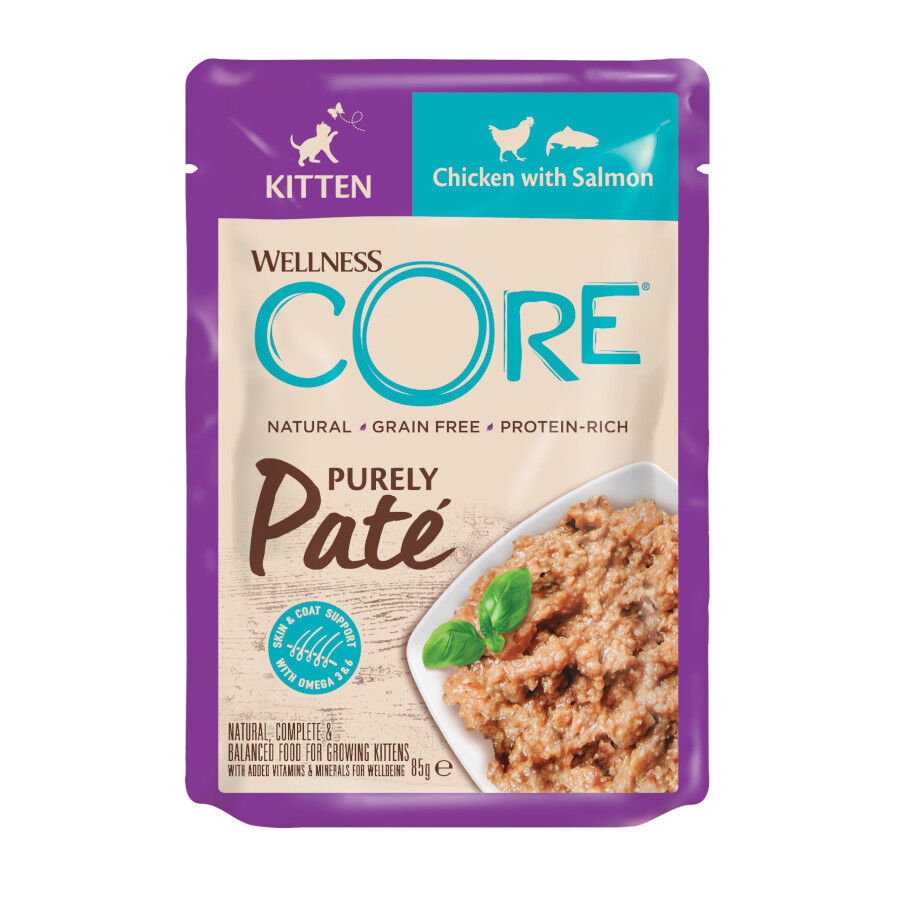 Wellness Core Pate Pollo y Salm&oacute;n para gatito
