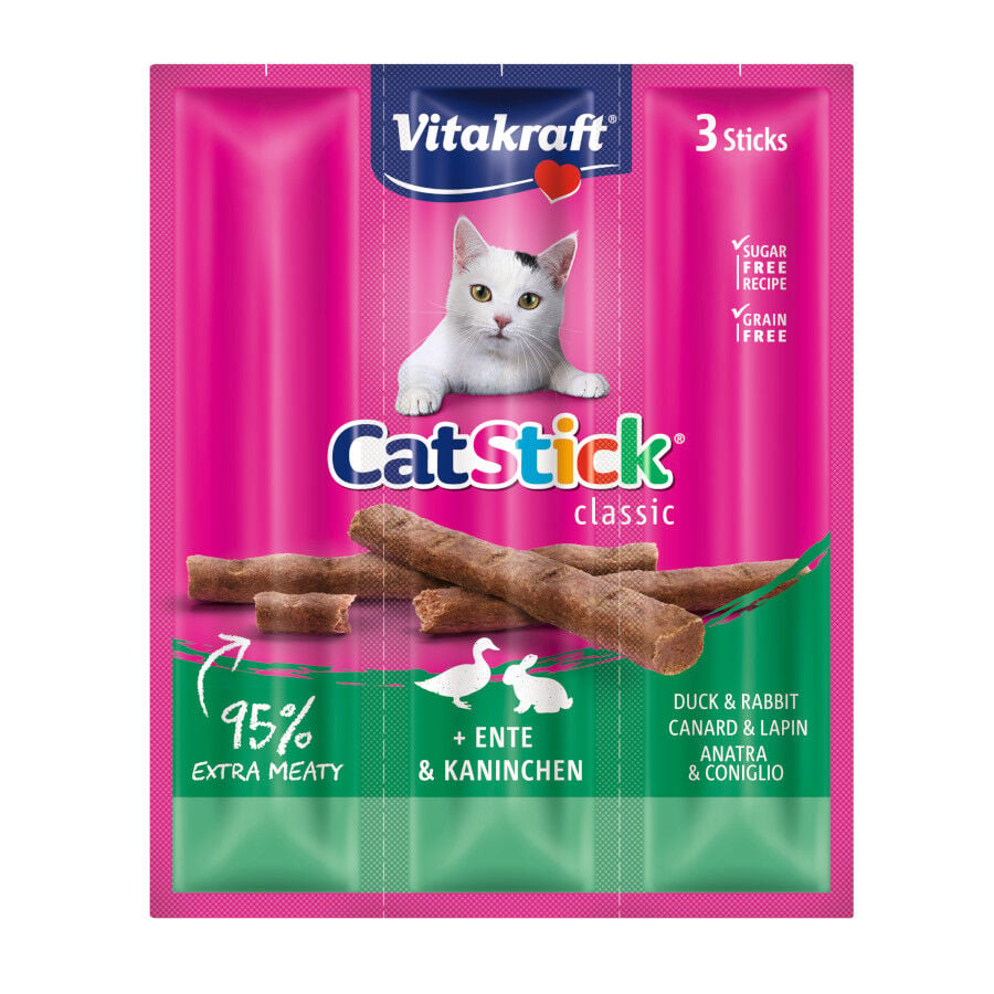 Mini Snack Pato y Conejo para Gatos Vitakraft Imagen numero 1