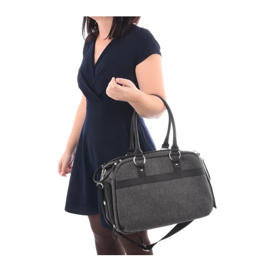 Flamingo Justine Bolsa Transport&iacute;n Gris para mascotas, , large Imagen numero 3