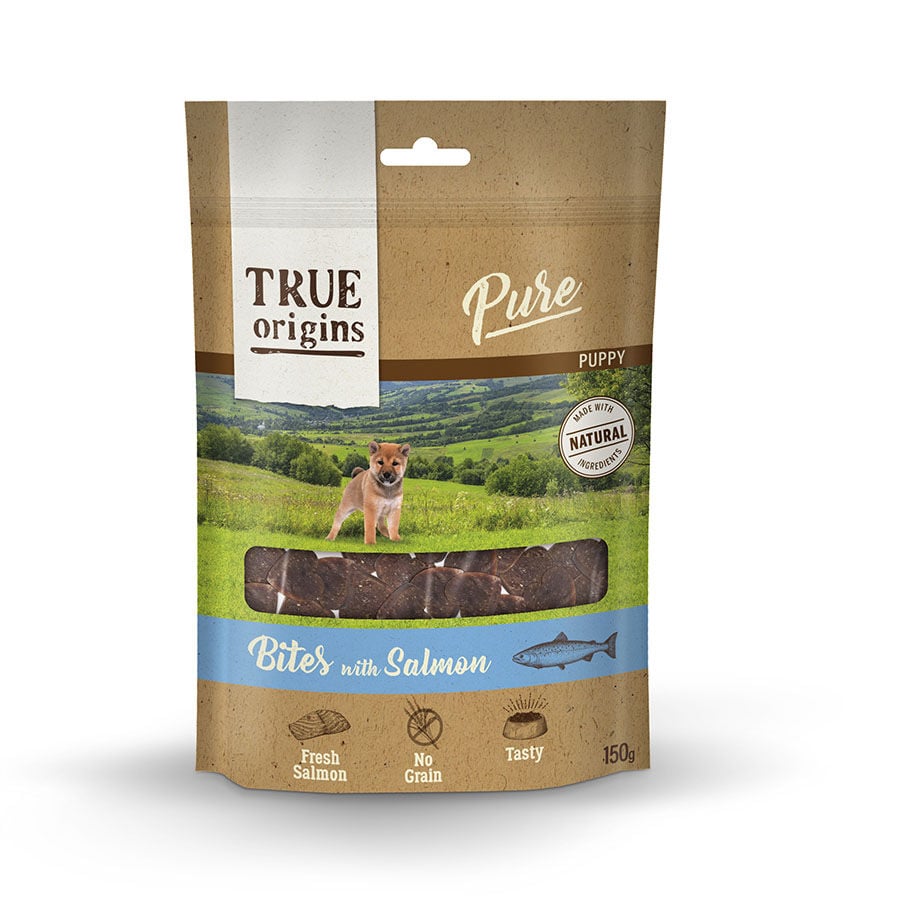 True Origins Pure Snacks Puppy Bites cachorros indicador imagen numero 1