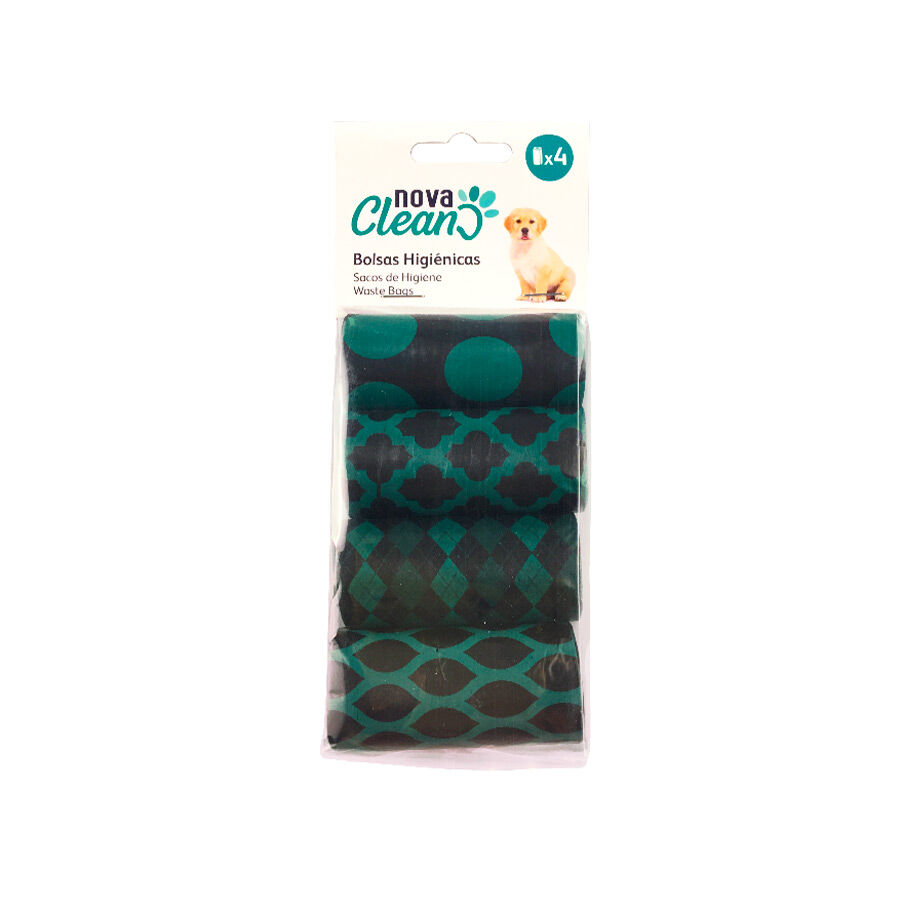 Nova Clean Bolsas Verdes para heces de perros &ndash; Pack 4, , large indicador imagen numero 2