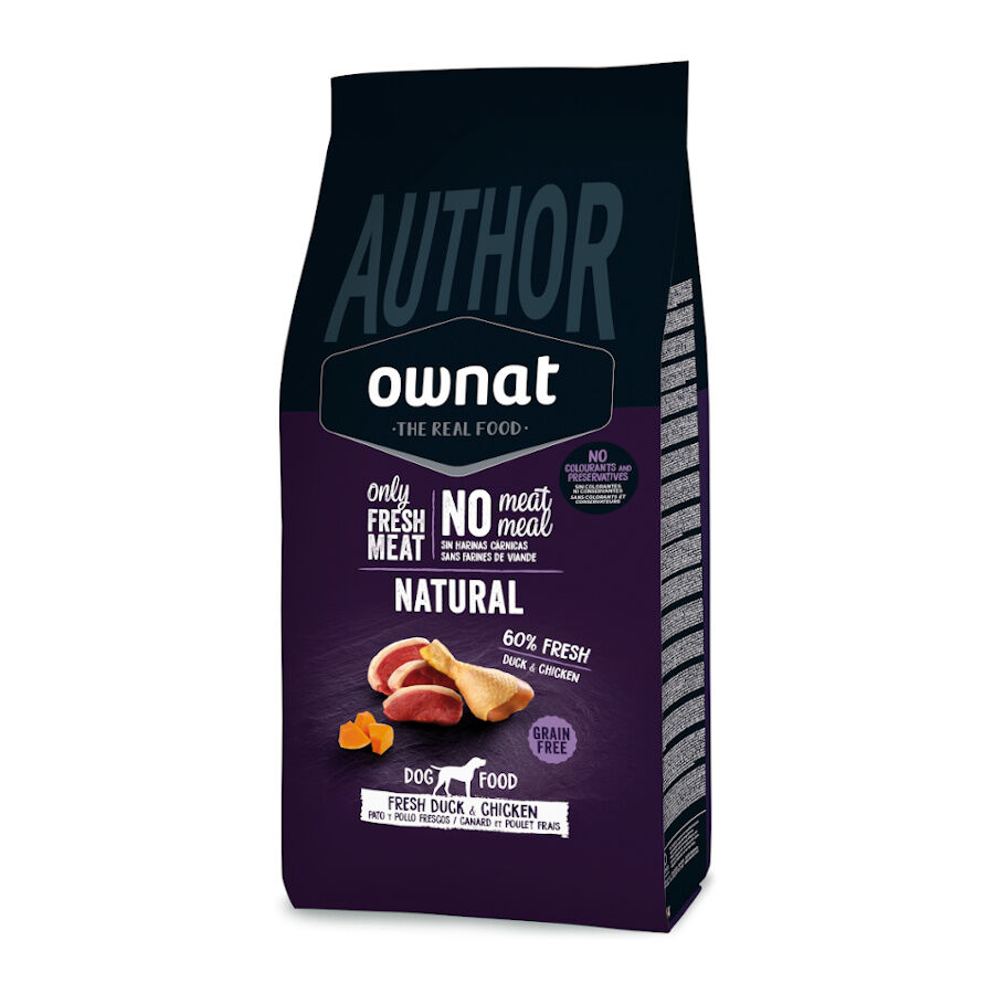 10 kg Ownat Author Pato Fresco y Pollo pienso para perros, , large Imagen numero 1