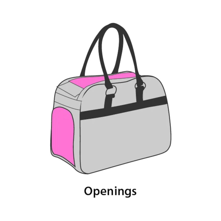 Flamingo Justine Bolsa Transport&iacute;n Gris para mascotas, , large Imagen numero 8