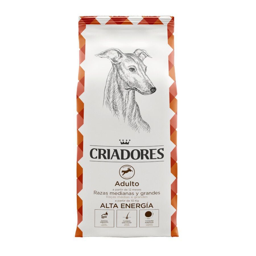 15 kg Criadores Adulto Alta Energ&iacute;a pienso para perros de razas medianas y grandes, , large Imagen numero 1