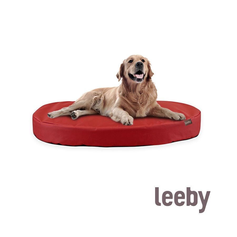 Leeby Colchoneta Waterproof y Desenfundable Roja para perros, , large indicador imagen numero 2