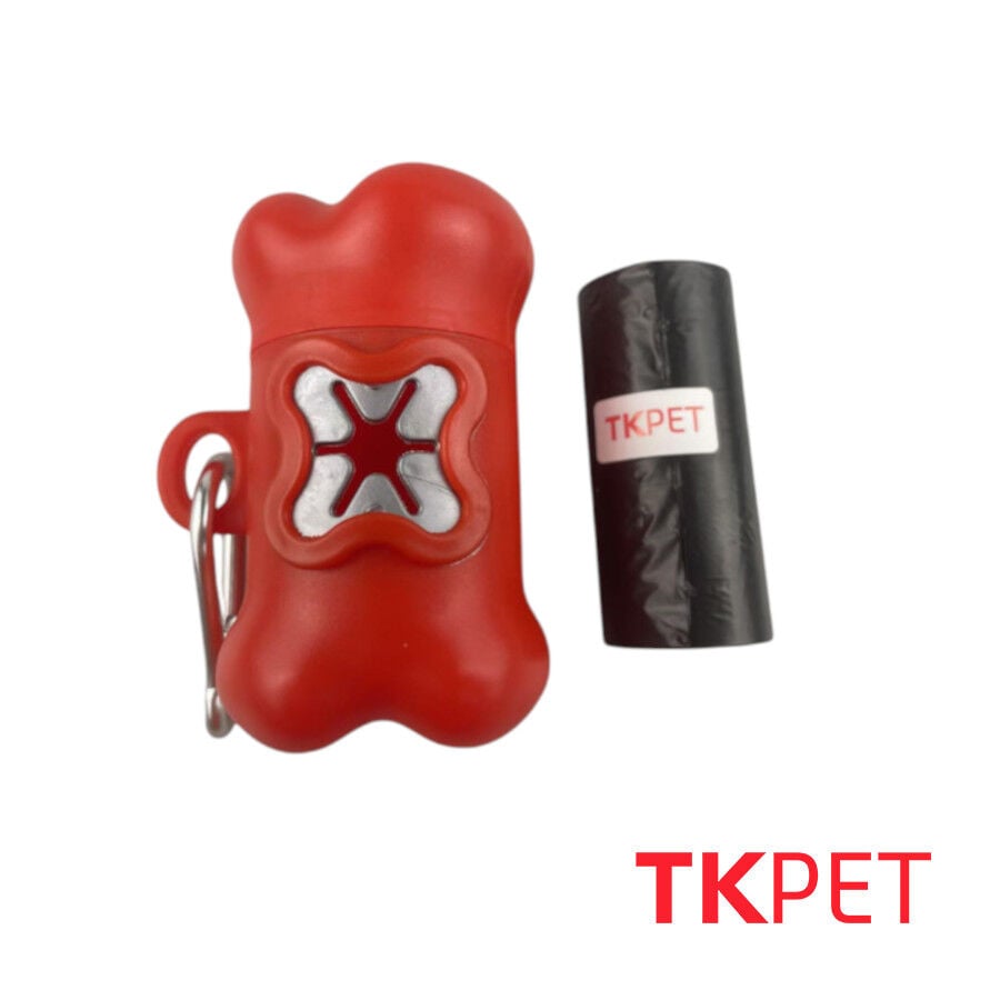 Tk Pet Dispensador Bolsitas Rollo Rojo para perros, , large indicador imagen numero 1