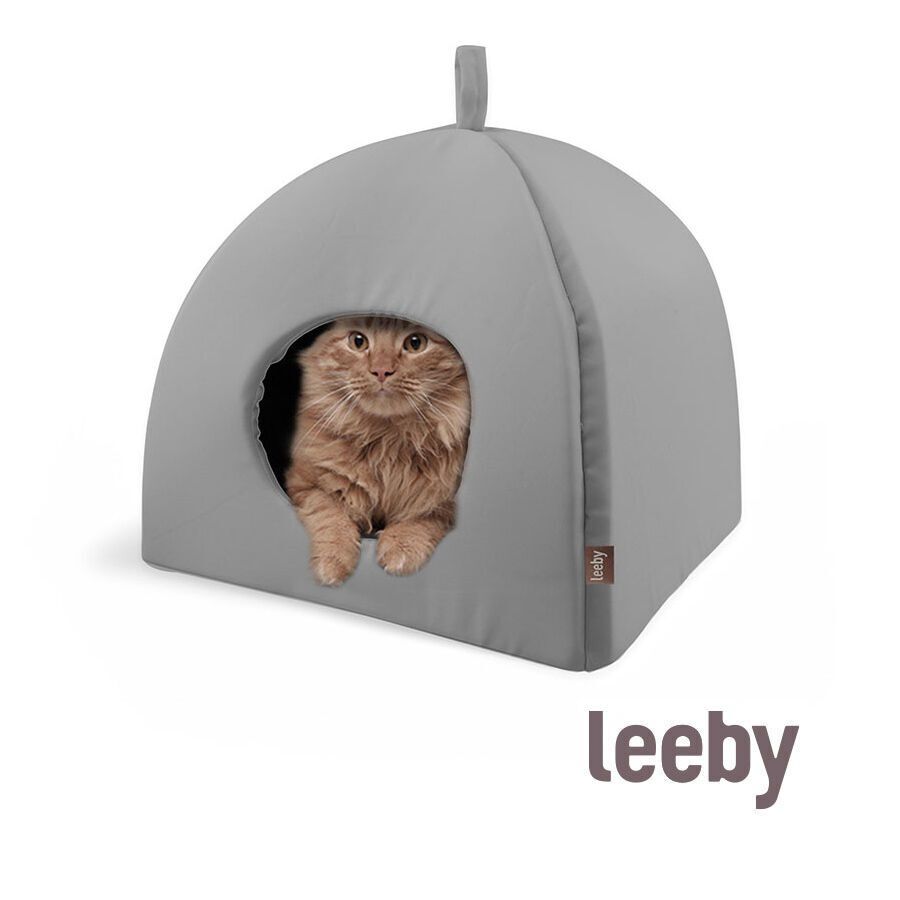 Leeby Igl&uacute; Antideslizante Gris para gatos, , large indicador imagen numero 2