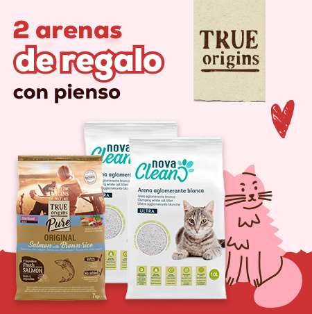 True Origins Pure: ¡Arena de regalo! en selección de pienso para gato