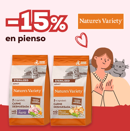 Nature's Variety: Hasta -15% en selección de pienso para gato