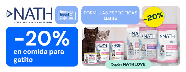 Nath: -20% en pienso para gatito