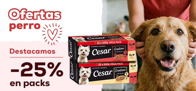Cesar: -25% en selección de comida húmeda para perro