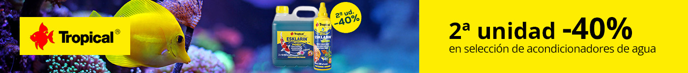 Tropical: -40% en la 2ª unidad en selección de acondicionadores de agua