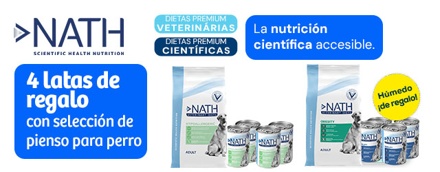 Nath Veterinary Diets: ¡Comida húmeda de regalo! en selección de pienso para perro